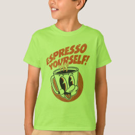 Camiseta Expresse-se de Forma Divertida Amante do Café