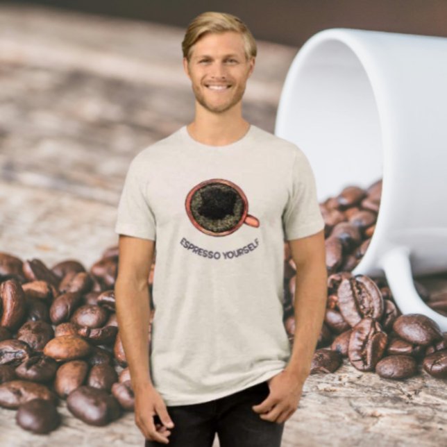Camiseta Expresse-se Vista Superior (Criador carregado)