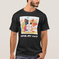 Expresse seu amor com a Roupa 'I Love My Cat'