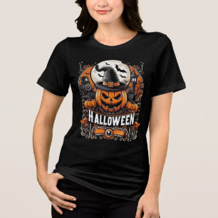 Camiseta Expresso Assombrado de Halloween & Feiticeira de A