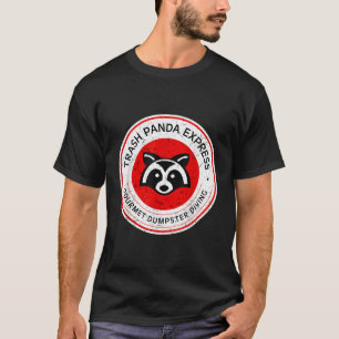 Camiseta Expresso de mergulho de lixo Panda Gourmet
