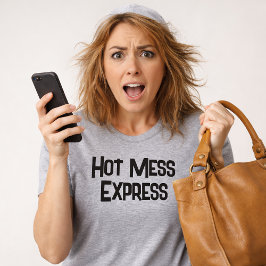 Camiseta Expresso Divertido Bagunçado