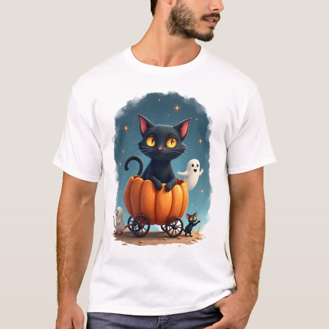 Camiseta Expresso Gato Abóbora (Frente)