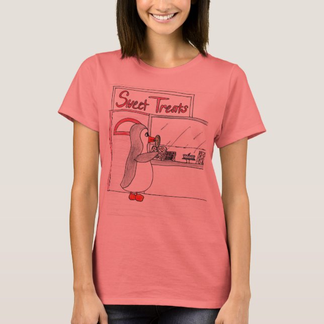 Camiseta Expressões de pinguins #12 (Frente)