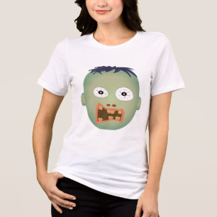 Camiseta Expressões de rosto Zombie