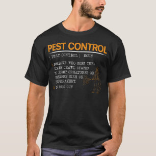 Camiseta Exterminador Controle de pragas do animal 1