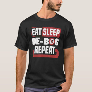 Camiseta Exterminador de Controle de Pest Deb de Suspensão