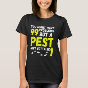 Camiseta Exterminador de controle de pragas engraçado, exte