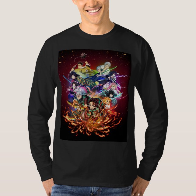 Camiseta Exterminador de demônios kimitsu no yaiba (Frente)