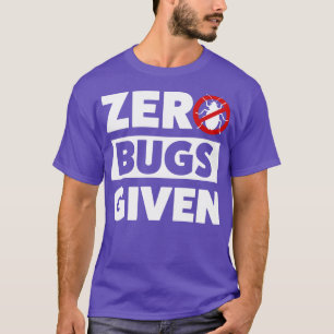 Camiseta Exterminador de Inseto de Controle de Pest - Nenhu