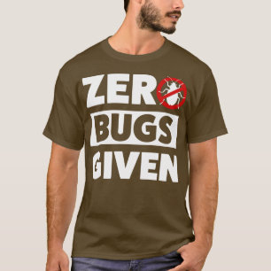 Camiseta Exterminador de Inseto de Controle de Pest - Nenhu