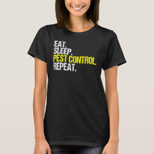 Camiseta Exterminador de Repetição de Controle de Coleta de