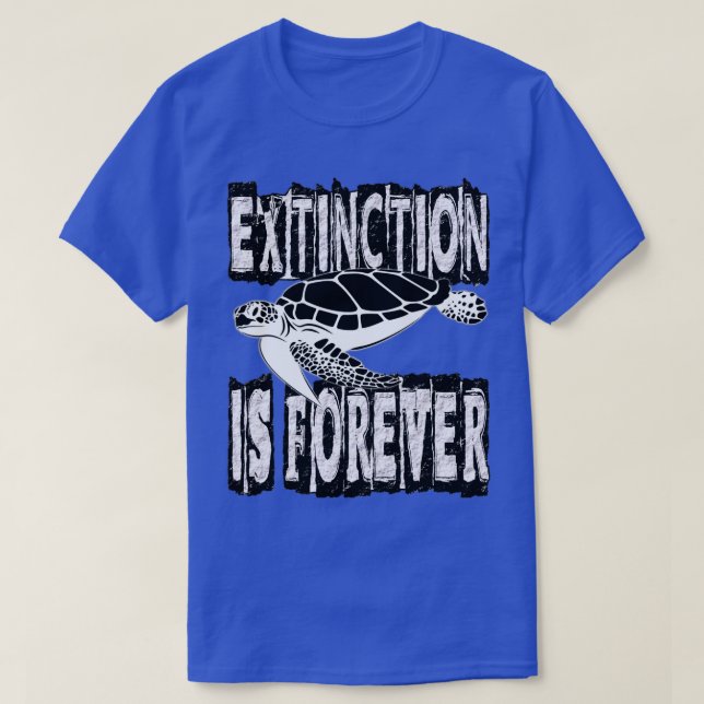 CAMISETA EXTINÇÃO PARA SEMPRE (Frente do Design)
