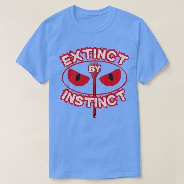 Camiseta Extinção por Instinto (Frente do Design)