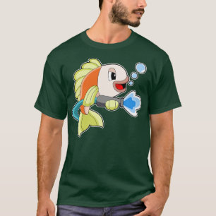 Camiseta Extinguista de Bombeiros de Peixes