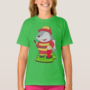 Camiseta extintor de bombeiros do Wolf