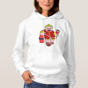 Camiseta Extintor de incêndio de bombeiro porcino