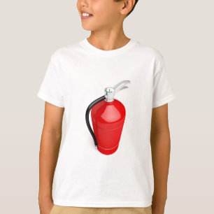 Camiseta Extintor no branco