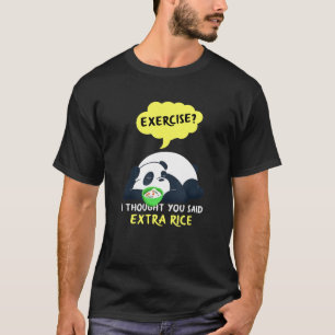 Camiseta Extra Rice Panda Roupa Panda