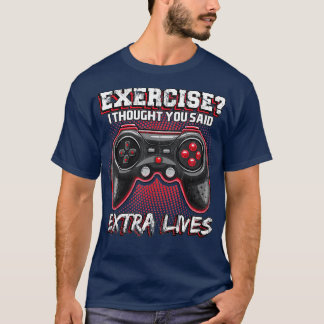 Camiseta Extra vive Engraçados Controladores de videogame R