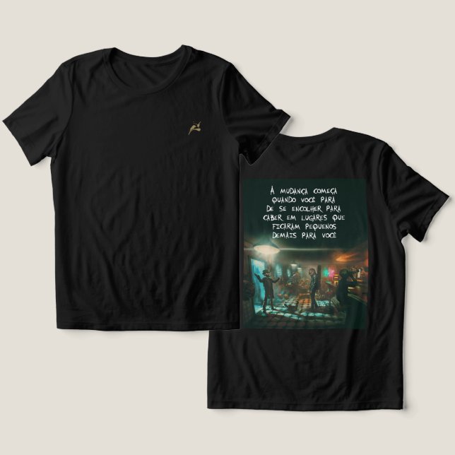 Camiseta Extraordinário (Modelo II) (Design Frente e Verso)