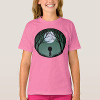 Camiseta Extraterrestre da Alienígena da moça