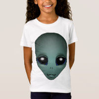 Camiseta Extraterrestre da Alienígena da moça