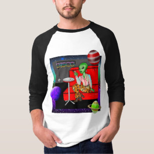 Camiseta Extraterrestre Retro de 1970 em Disco Lounge
