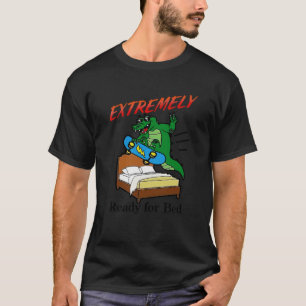 Camiseta Extremamente Pronto Para O Crocodilo Engraçado De