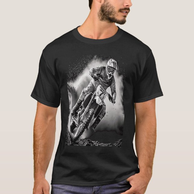 Camiseta Extreme Sports Fans Extreme Sports Motocross Bike  (Frente)