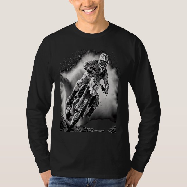 Camiseta Extreme Sports Fans Extreme Sports Motocross Bike  (Frente)