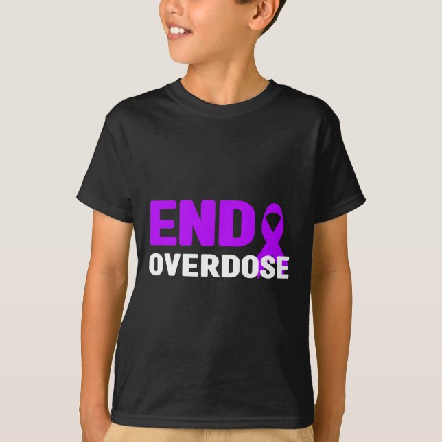 Camiseta Extremidade de Sensibilização para a Sobredosagem  (Frente)