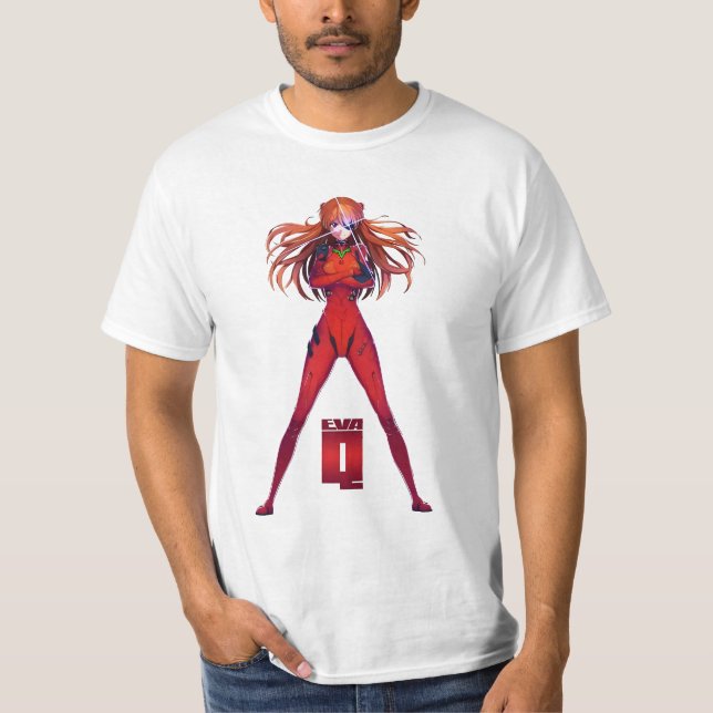 Camiseta extremidade do vermelho evangelion (Frente)