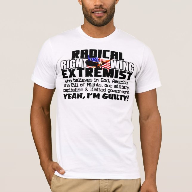Camiseta Extremista do direita! (Frente)