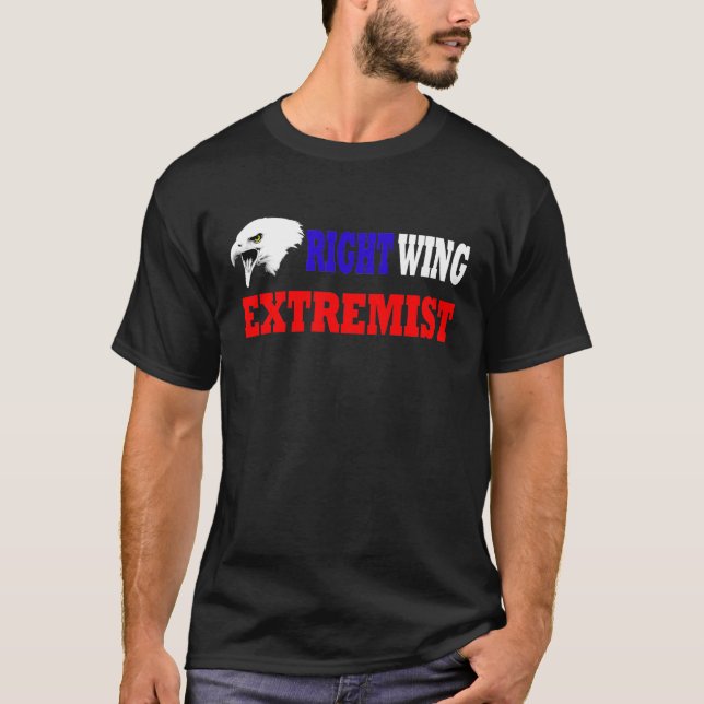 Camiseta Extremista orgulhoso do direita (Frente)