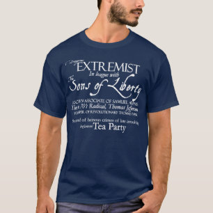 Camiseta Extremista perigoso: Poster do século XVIII do