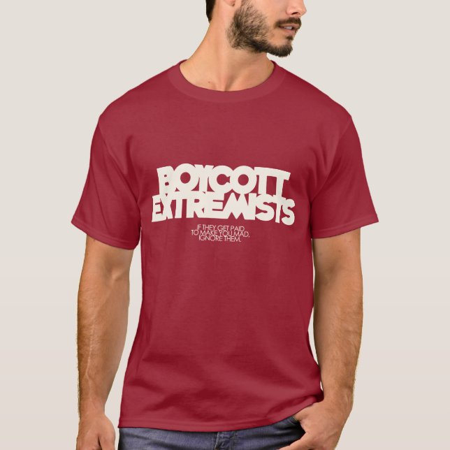 Camiseta Extremistas do boicote (Frente)