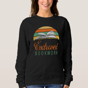 Camiseta Extrovertido de Bookworm - Leitura de Livro Divert