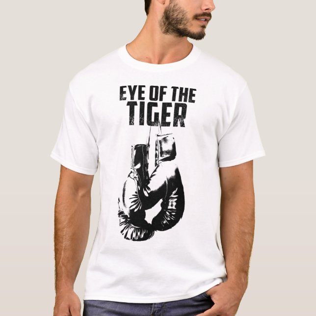 Camiseta Eye of the Tiger Sticker (Frente)
