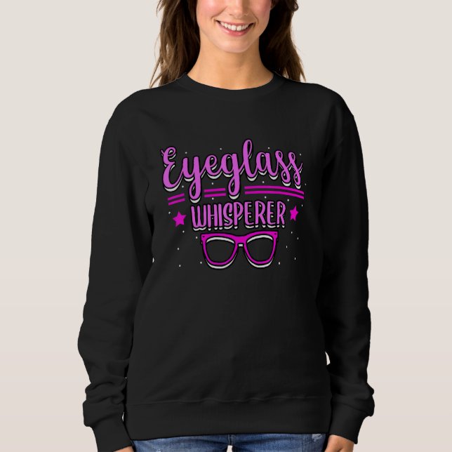 Camiseta Eyeglass Whisperer Optician Eye Expert Optometri (Frente)