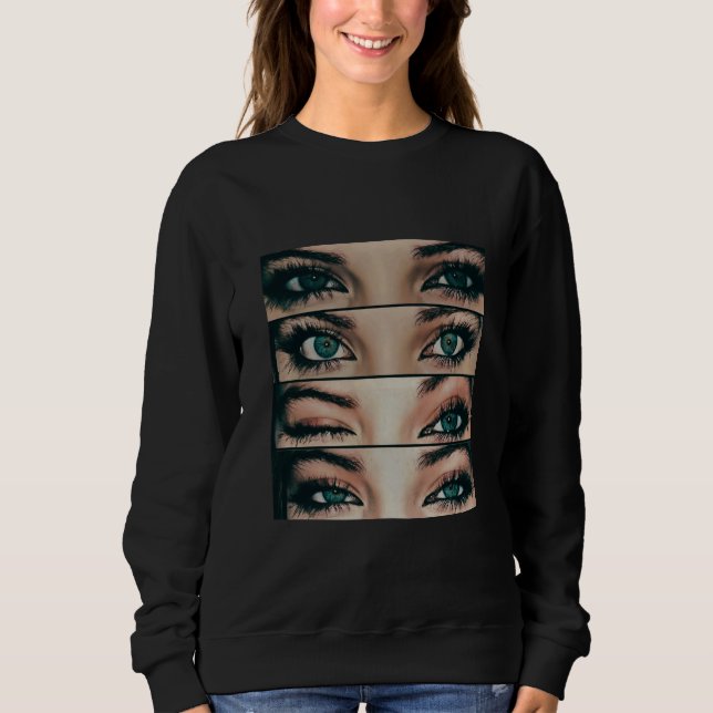 Camiseta Eyes don't lie Woman hoodie  (Frente)