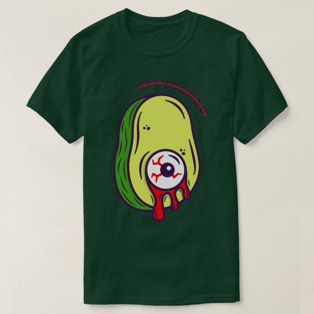 Camiseta Eyevocado Funny Avocade Lover (Frente do Design)