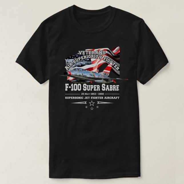 Camiseta F100 Jato supersônico Super Saber (Frente do Design)