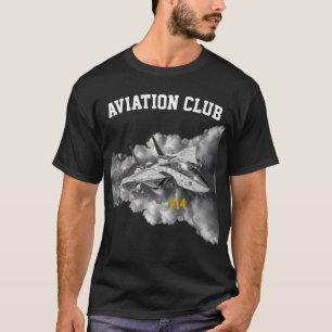 Camiseta F14 Piloto do Tomcat Aviation Club