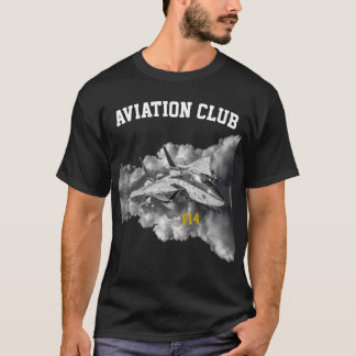 Camiseta F14 Piloto do Tomcat Aviation Club