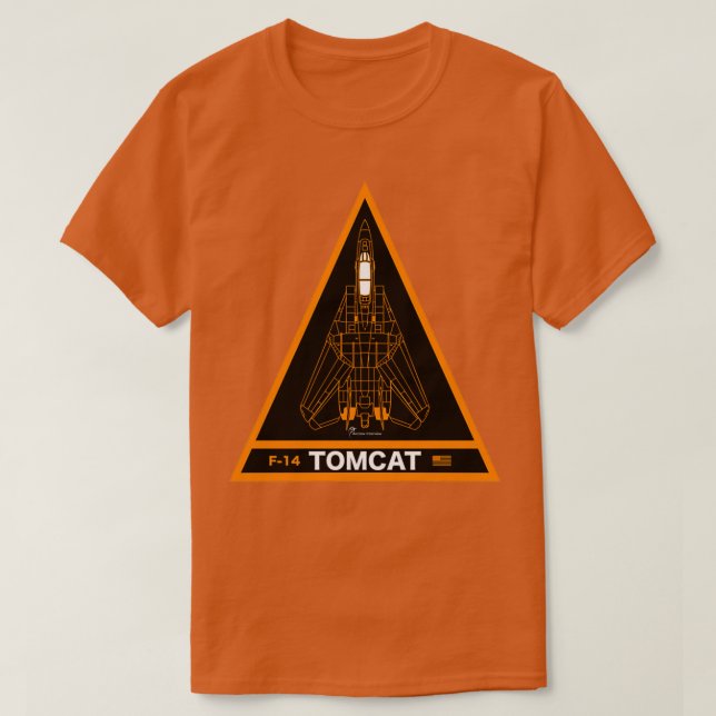 Camiseta F14 Tomcat 3 (Frente do Design)