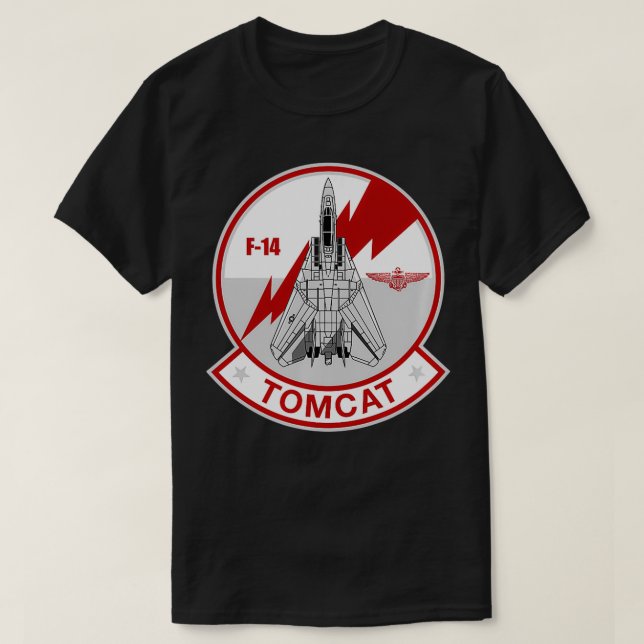 Camiseta F14 Tomcat Patch  (Frente do Design)