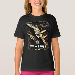 Camiseta F15 IAF Jato de Combatente da Força Aérea Israelit
