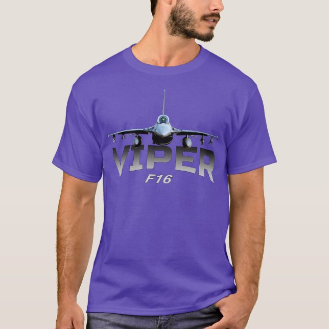Camiseta F16 Viper Fighting Falcon Jet Fighters 2 (Frente)