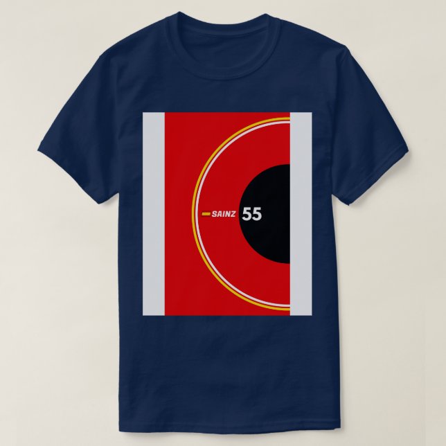 Camiseta F1 2024 55 Sainz (Frente do Design)